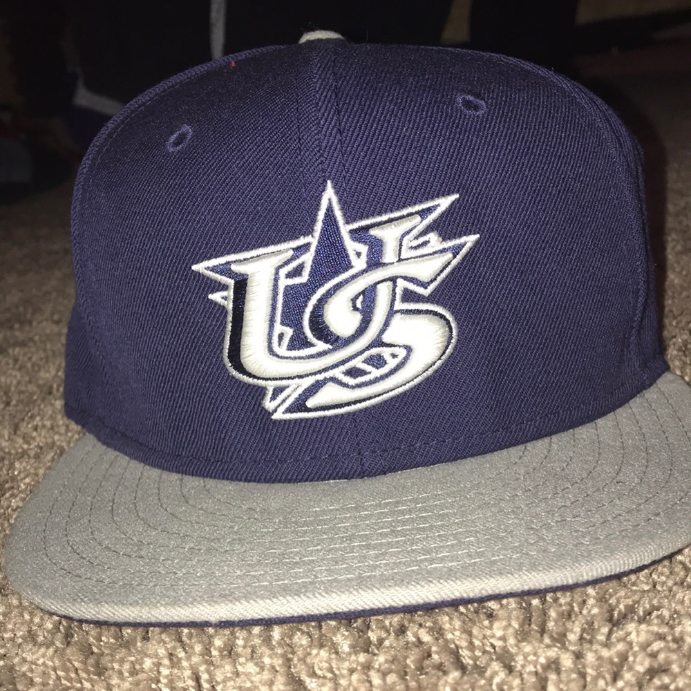 USA National Baseball Team silver and blue hat